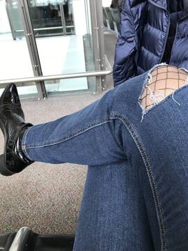 leggings e calze a rete